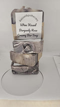 Wine Kissed Burgundy Rose Creamy Bar Soap  4 pieces